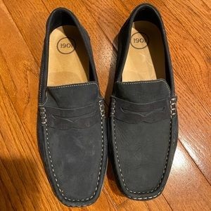 1901 boys navy suede loafers size 37EU - 4.5US